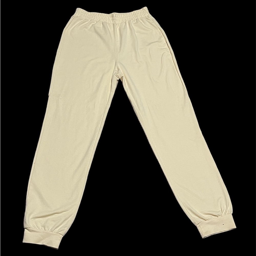 Pastel yellow joggers